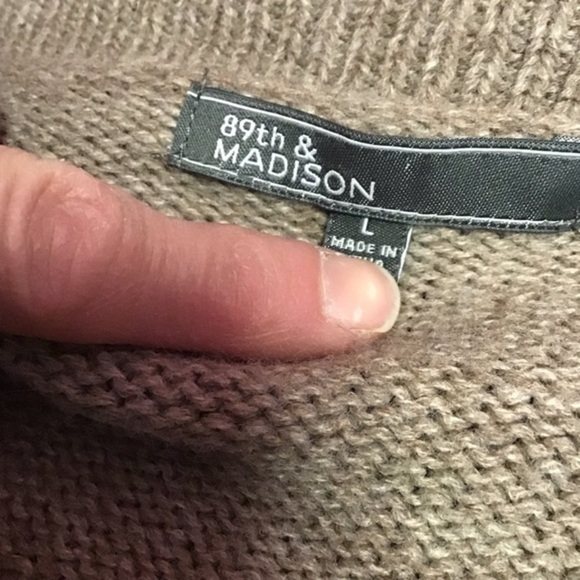 89 & Madison Slouchy grandpa oversized cardigan - Picture 2 of 9